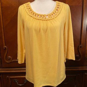 "I.N. Studio" Three Quarter Sleeve Top